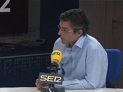 Eduardo Madina, este lunes en una entrevista en la Cadena Ser.