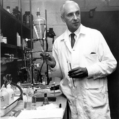 Severo Ochoa, en 1959, cuando ganó el Nobel.