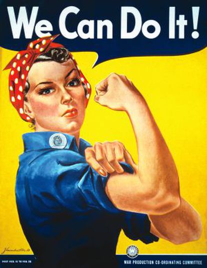 El cartel propagandístico 'We can do it!', creado por J. Howard Miller en 1943.