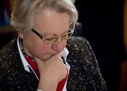 Anette Schavan, ministra de Educación alemana.
