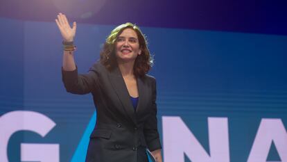 La presidenta de la Comunidad y candidata del PP a la reelección, Isabel Díaz Ayuso.