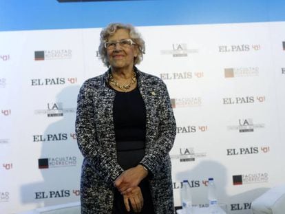 La alcaldesa de Madrid, Manuela Carmena.