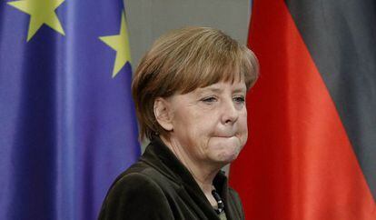 Angela Merkel, en Berl&iacute;n. 