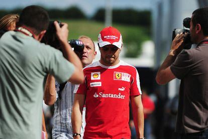 Felipe Massa, en el circuito de Hungaroring