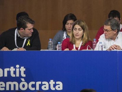 David Bonveh&iacute;, Marta Pascal y Artur Mas.