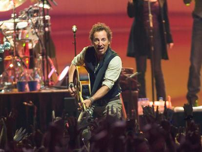 Bruce Springsteen al Palau Sant Jordi de Barcelona el 2006.