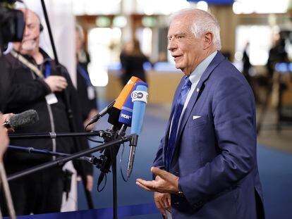 El alto representante para Política Exterior y Seguridad Común de la UE, Josep Borrell, el 13 de mayo en Estocolmo.