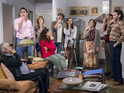 El 80 % de los hogares españoles no está bien aislado. En la imagen, los protagonistas de la serie 'La que se avecina'.