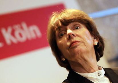 La alcaldesa de Colonia, Henriette Reker, el pasado 5 de enero en una rueda de prensa sobre la oleada de agresiones a mujeres.