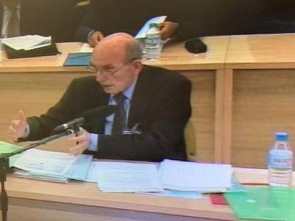 El exconsejero ejecutivo de Bankia José Manuel Fernández Norniella en el jucio ante la Audiencia Nacional por la salida a Bolsa de la entidad bancaria.