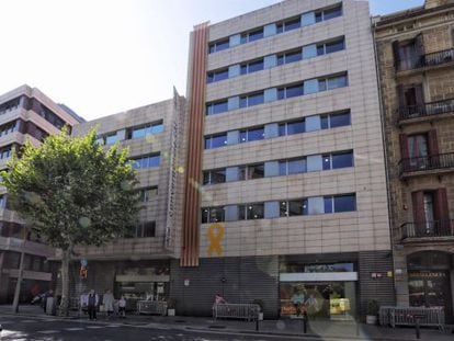 La antigua sede de Convergència en el número 331 de la calle de Còrcega, en una imagen de archivo.