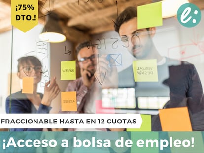 Posgrado en Dirección y Gestión de una startup. ¡Ahora con un 75% de dto.!