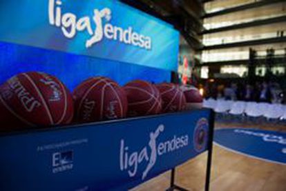 Balones de baloncesto de la Liga Endesa.