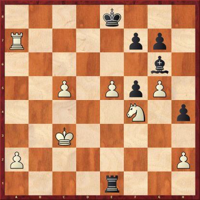 En la partida contra Navara, Kaspárov hubiera ganado fácilmente con 34 e6 o 34 c6, pero jugó 34 Cd3?!, y ahí empezaron sus errores