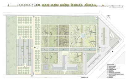 Plano del futuro museo.