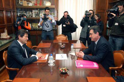 Javier Fernández e Ignacio Prendes.