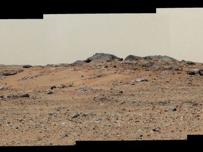 Panorama de Marte fotografiado por el ‘Curiosity’ a finales de julio.