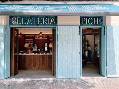 La gelateria Pichi de Barcelona.