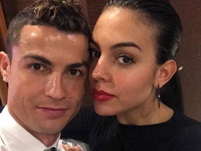 Cristiano Ronaldo y Georgina Rodríguez en enero de este año.