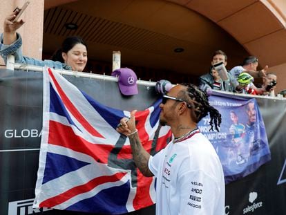 Lewis Hamilton en la víspera del comienzo del GP de Mónaco, este jueves.