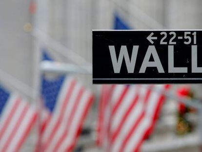Wall Street, la sede de la Bolsa de Nueva York (EE UU). 