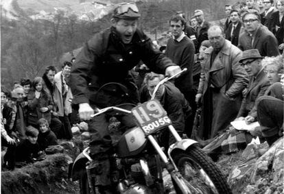 Sammy Miller venció los Seis Días de Escocia de trial en tres ocasiones con la Bultaco Sherpa T.