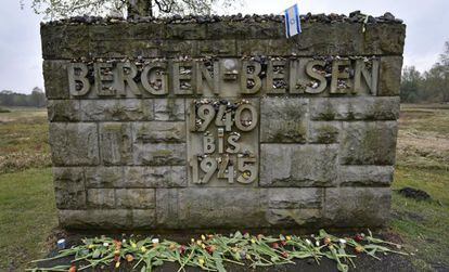 Campo nazi de Bergen Belsen, donde muri&oacute; Ana Frank.