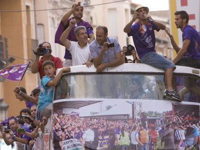 El Guadalajara celebra su ascenso en 2011