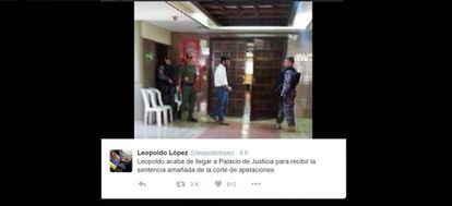 Leopoldo López Acude Al Tribunal A Escuchar La Ratificación De Su ...