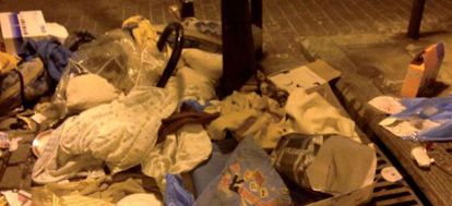 Una de las imágenes del dossier 'Así está Madrid' del PSOE.