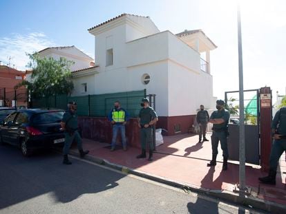 Operación contra el narcotráfico en Rincón de la Victoria (Málaga), el 12 de noviembre de 2020.