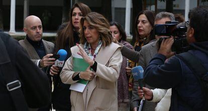 La líder del PSOE de Andalucía, Susana Díaz, el 14 de noviembre.