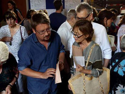 El candidato por Barcelona de En Comú Podem, Xavier Domènech.