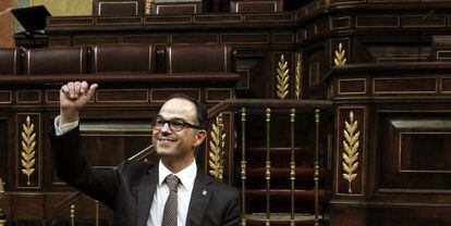 El diputado del Parlamento catalán Jordi Turull (CiU).
