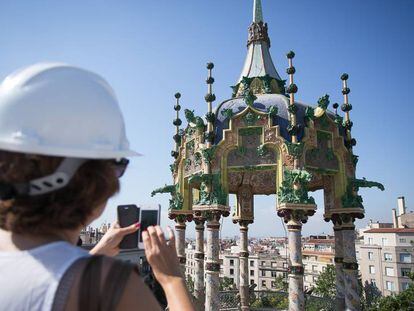 La c&uacute;pula de l&#039;edifici.