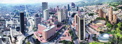 Colombia (en la foto, el Centro Internacional de Bogotá) ha visto caer en un 26% la inversión extranjera