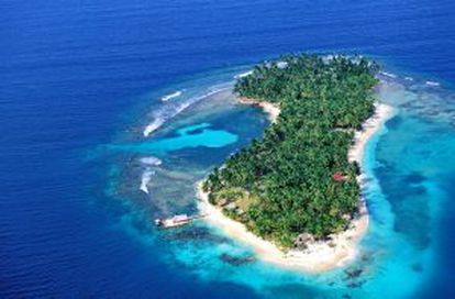 Islas Los Grillos en el archipiélago de San Blas (Panamá).