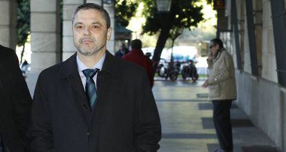 El exdirector de Mercasevilla Fernando Mellet, en los juzgados sevillanos.