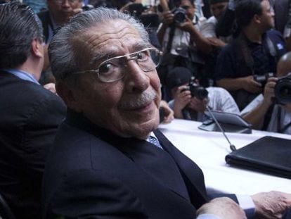 El exdictador guatemalteco Jos&eacute; Efra&iacute;n R&iacute;os Montt en 2013.