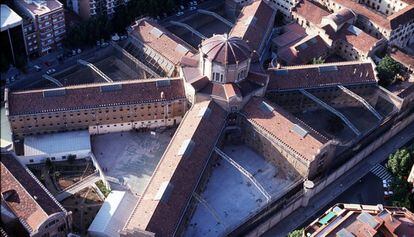 Vista a&eacute;rea de la Modelo, ejemplo de arquitectura pan&oacute;ptica. 