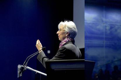 La directora gerente del FMI, Christine Lagarde.