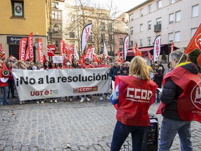 Los sindicatos ante el Parlamento de la Rioja para que las residencias no queden impunes si incumplen con la ratio de personal.