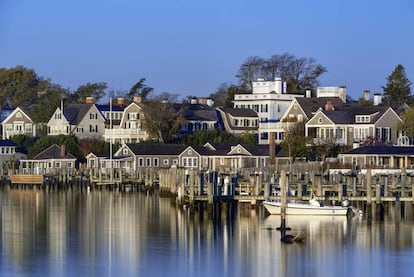 El puerto de Edgartown, en la isla Martha&rsquo;s Vineyard (Massachusetts). 