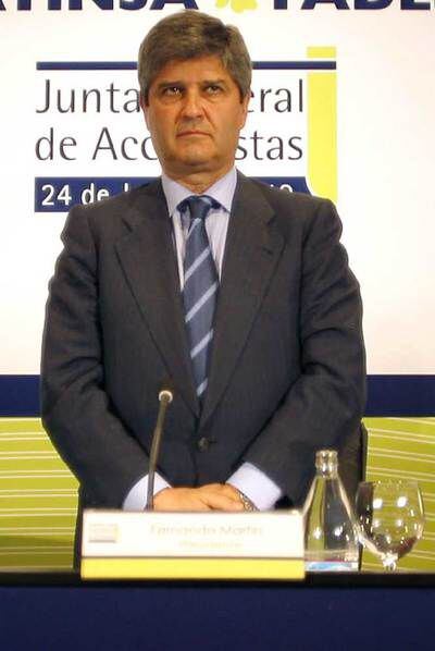 Fernando Martín, presidente de Martinsa-Fadesa.