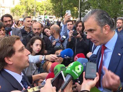 El alcalde de Madrid, José Luis Martínez- Almeida, se enfrenta a Vox tras boicotear un minuto de silencio contra la violencia machista.