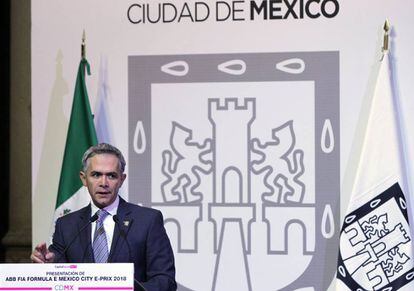 El jefe de Gobierno de la Ciudad de M&eacute;xico, Miguel &Aacute;ngel Mancera