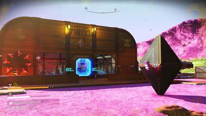 Una de las bases abandonadas en No Man's Sky