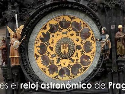 Reloj astronómico, instalado en el Ayuntamiento de Praga (República Checa).