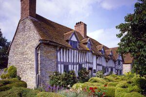 Casa de Mary Arden, madre de William Shakespeare, en Stratford-upon-Avon (Reino Unido).