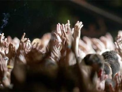 Público en uno de los conciertos del Festival de Música de Benicàssim de la última edición.